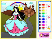 Gioco online Rapunzel da Colorare e Stampare